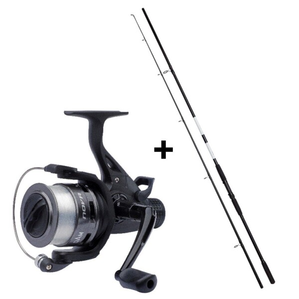 DAM Prut Base-X Carp 3,6m 3lb 2sec 40mm Action + Naviják Quick Nova 5000 FS Line 0,35mm,DAM Prut Base-X Carp 3,6m 3lb 2sec 40mm Action + Naviják Quick