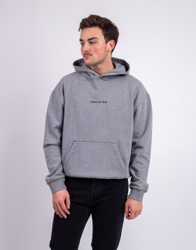 ONE OF XX Grey Melange Embroidered Hoodie Grey Melange L
