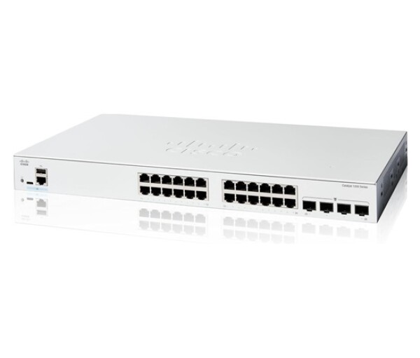 Cisco Catalyst switch C1200-24T-4G (24xGbE,4xSFP,fanless) EDF_1608282
