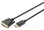 Digitus DisplayPort - DVI-D 3 m černá / Redukční kabel / DisplayPort 1.1a / Max. rozlišení 1920×1200 (DB-340301-030-S)