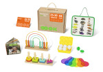 Mamido Montessori box XXL 44ks Geometrické Tvary Barvy 25-30 měsíců
