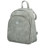 Trendy dámský koženkový kabelko-batoh Renie, šedý