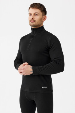Pánská mikina Merino Active Zip 250 černá - Rough Radical XXL