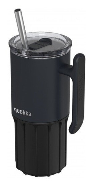 Nerezový termohrnek s brčkem Umi Black 720ml