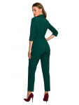 S316 Overal se šálovým límcem - zelený EU M