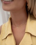 ELENYS Cherry Charm – pozlacený náhrdelník 18K žluté zlato Délka náhrdelníku: 40+5 cm / max. 45 cm