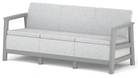 KETER SCANDI LINEA 3 SEATER SOFA - Ash grey/Storm grey