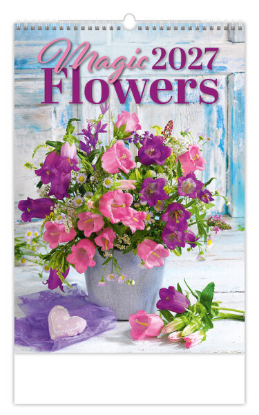 Nástěnný kalendář 2027 Helma Magic Flowers