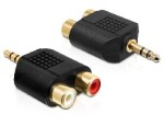 DeLock audio adaptér stereo jack 3.5 mm 3 pin samec na 2 x RCA (CINCH) samice (65365)