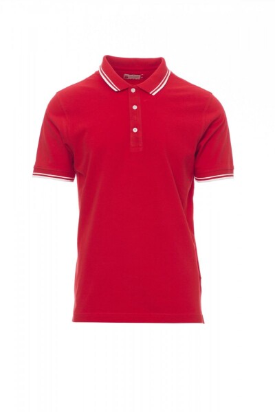 Pánská polokošile Payper SKIPPER Barva: Červená/ Bílá, Velikost: 5XL (0000730021030065XL)