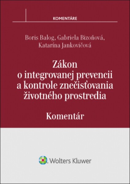 Zákon o integrovanej prevencii a kontrole znečisťovania životného prostredia