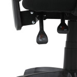 Židle kancelářská, nastavitelný podhlavník, potah černá síťovina mesh, mechanika permanent kontakt