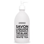 COMPAGNIE DE PROVENCE Tekuté mýdlo White Tea 500 ml, bílá barva, sklo