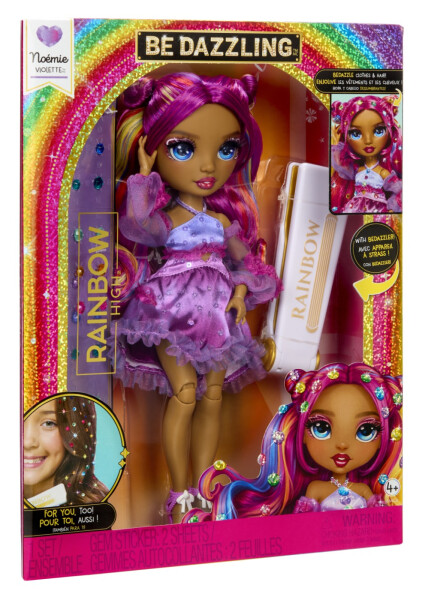 Rainbow High Be Dazzling Fashion panenka - Noemie Violette fialová - MGA
