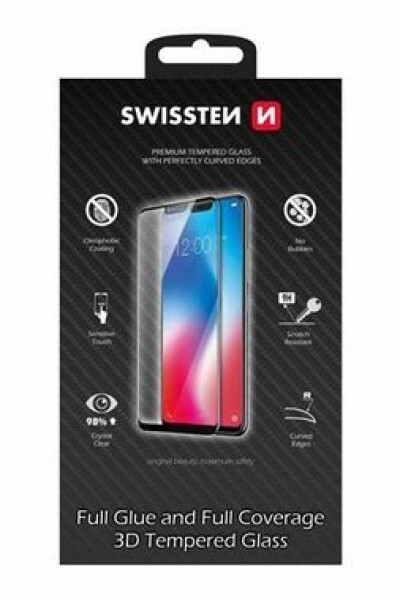 SWISSTEN Ultra Durable 3D FULL GLUE Glass pro Apple iPhone 6 6S bílá (64701705)