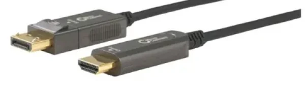 MicroConnect Premium Optic Fiber Kabel DisplayPort 1.4 (M) - HDMI 2.0 (M) 30m černá (DP-HDMI-3000V1.4OP)