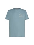 ICEBREAKER Mens Mer 150 Tech Lite SS Tee Peaceful Pass, Flint Blue velikost: M