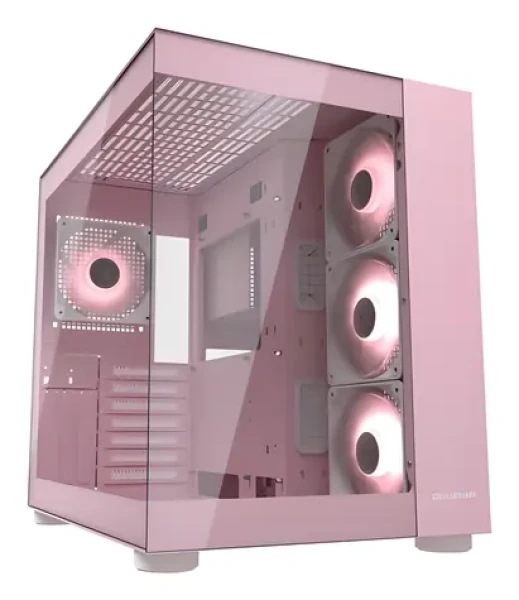 COUGAR FV150 ARGB růžová / PC skříň / ATX / micro-ATX / mini-ITX / průhledná bočnice / bez zdroje (CGR-5KA1P-RGB)