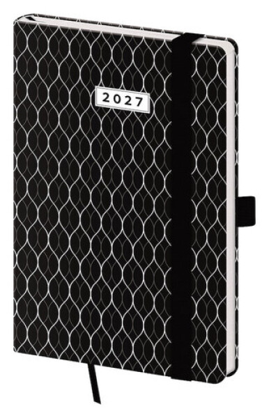 Kapesní diář 2027 A6 Vario Nexus s gumičkou
