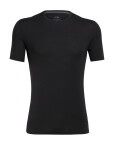 Pánské merino triko krátký rukáv ICEBREAKER Mens Anatomica SS Crewe, Black velikost: S