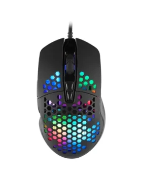 C-TECH Scarab černá / Herní optická myš / podsvícení / 7200DPI / 7 tlačítek / USB (8594125012144)