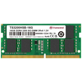TRANSCEND SODIMM DDR4 16GB 3200MHz 2Rx8 1Gx8 CL22 1.2V EDF_985159