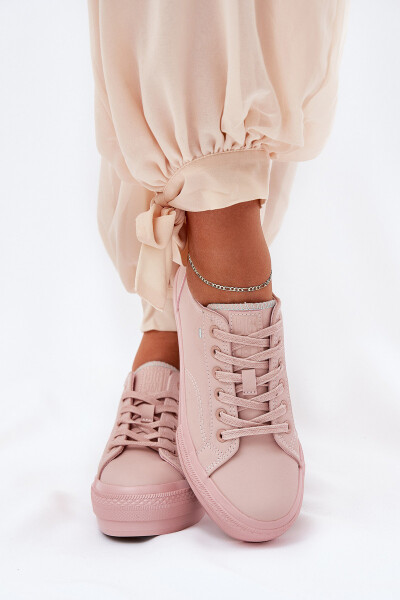 Dámské Tenisky Na Platformě Z Eko Kůže Big Star RR274A294 Růžové 41