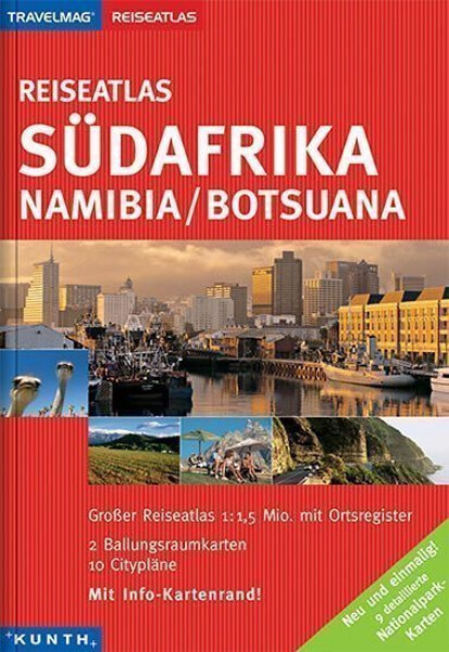 Jižní Afrika, Namíbie, Botswana atlas V