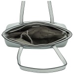 Stylová dámská kabelka na rameno Delami Velvet Aura, světle šedá