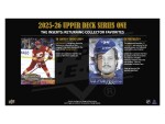 Hokejové Karty NHL 2025-26 Upper Deck Series 1 Tin Box