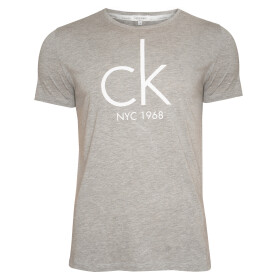Pánské tričko s krátkým rukávem KM0KM00189-020 - Calvin Klein L