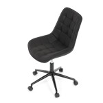 Pracovní židle, výškově nastavitelná, černá látka, KA-V3120 BK3