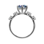 Royal Fashion stříbrný pozlacený prsten Alexandrit DGRS0018-WG Velikost: 8 (EU: 57-58)