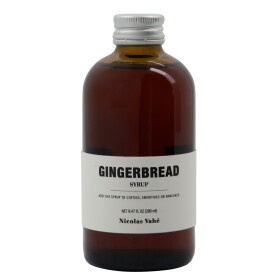 Nicolas Vahé Sirup Gingerbread 280 ml, hnědá barva, sklo