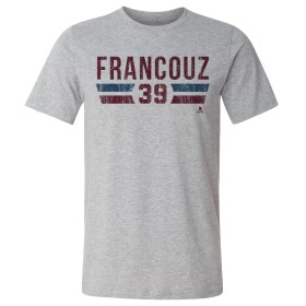500 Level Pánské tričko Colorado Avalanche Pavel Francouz #39 Colorado Font Grey Velikost: