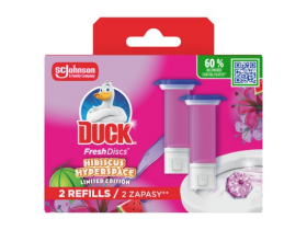 Duck Discs WC čistič náplň Hibiscus Hyperspace 2 ks