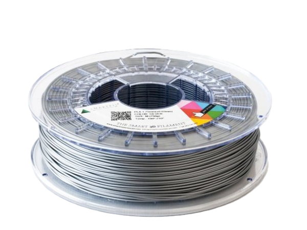 PLA filament stříbrný 1,75 mm Smartfil 1 kg