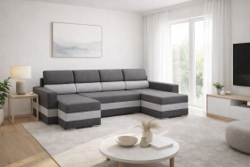 Sedací souprava Logan Mega UNI Provedení: Symetrická, látka: Herbi 30 / Herbi 40