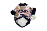 Camo maskáčová mikina pro psa Barva: Modrá, Délka zad (cm): 40, Obvod hrudníku: 44 - 54 cm