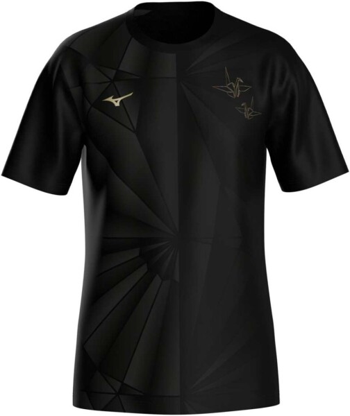 Běžecké tričko Mizuno Active DryAeroFlow Graphic Short Sleeve Tee J2GAD05490 Velikost textilu: L