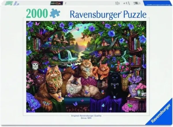 RAVENSBURGER Puzzle Kočičí chatka