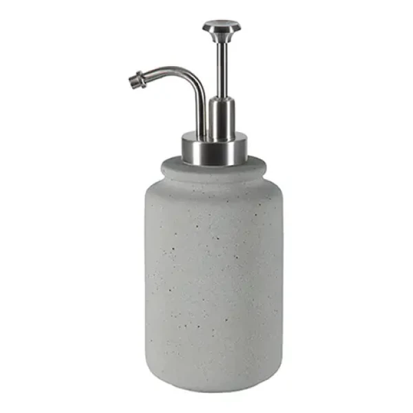 Spirella CEMENT dávkovač mýdla šedý / keramika / 450 ml