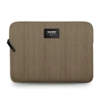 Port Designs Milano II Eco Sleeve pískově hnědá / Pouzdro na notebook / 13/14" / Manšestr / Eco (140723)