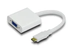 MicroConnect Adaptér miniHDMI (M) - VGA (F) bílá / Full HD (1920 x 1080) @ 60Hz / Plug Play (HDMIVGA)