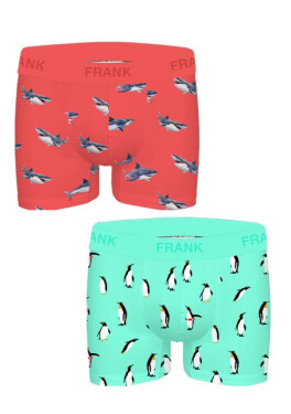 Pánské boxerky John Frank JF2BFUN03 M Mix