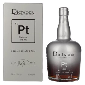 Dictador Platinum 40% 0,7 l (karton)