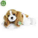 Plyšový pes Kavalír King Charles španěl ležící 30 cm ECO-FRIENDLY