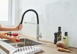 GROHE - Feel Dřezová baterie s flexibilním ramenem, chrom 31489000