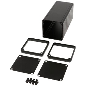 Hammond Electronics 1455CS1201BK univerzální pouzdro 120 x 54 x 54 hliník extrudovaný černá 1 ks