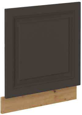Dvířka na vestavnou myčku nádobí Stilo ZM 570x596 Barva korpusu: Dub artisan, Barva dvířek: Grafit